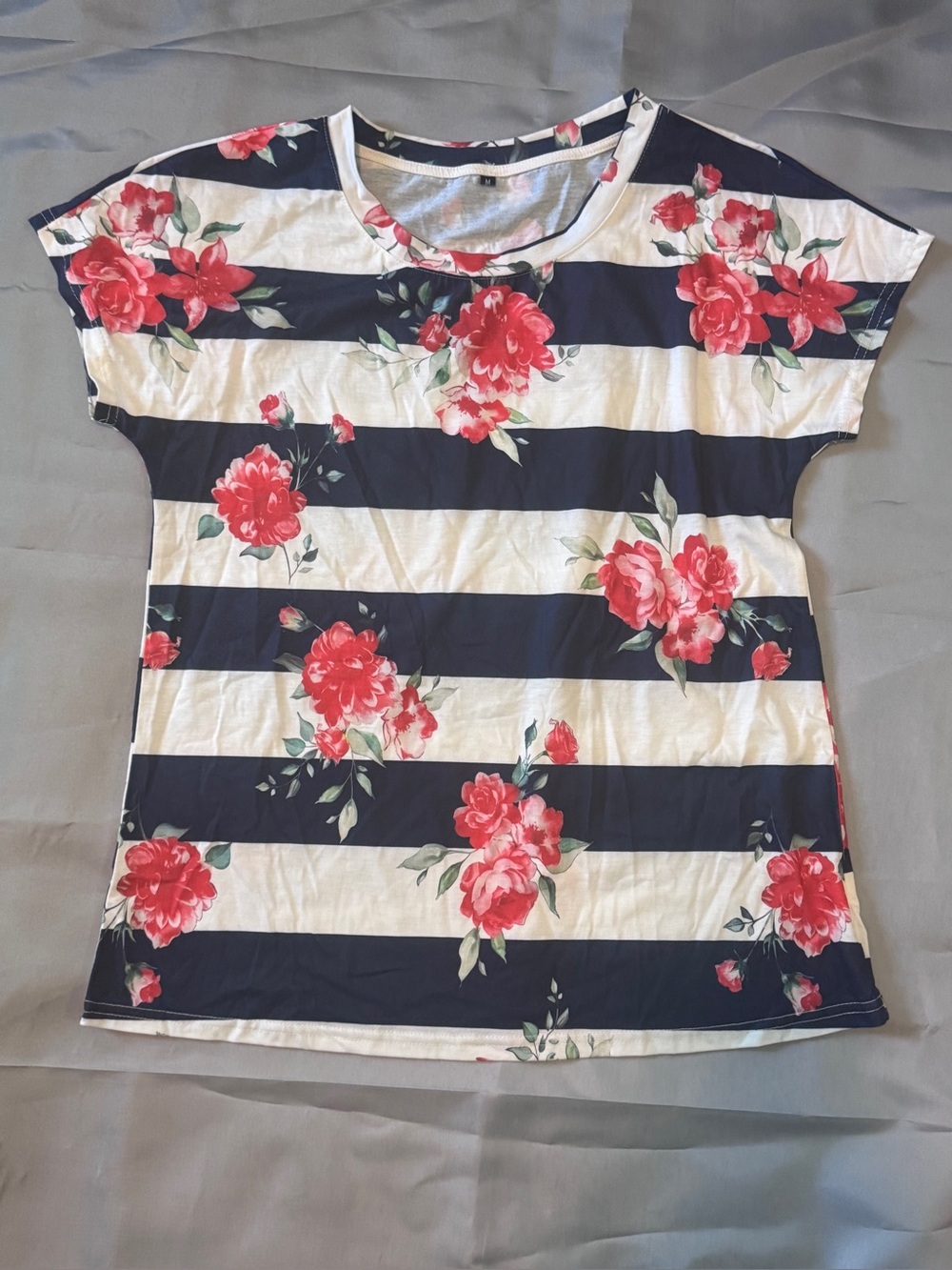 ❤️🌹Floral Striped‎ Women's Top